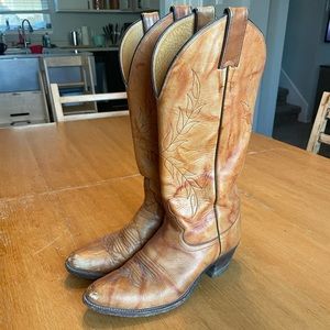 Justin Boots Western Cowboy Boots - 7.5B
